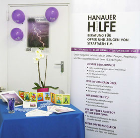 Öffentlichkeitsarbeit der Hanauer Hilfe